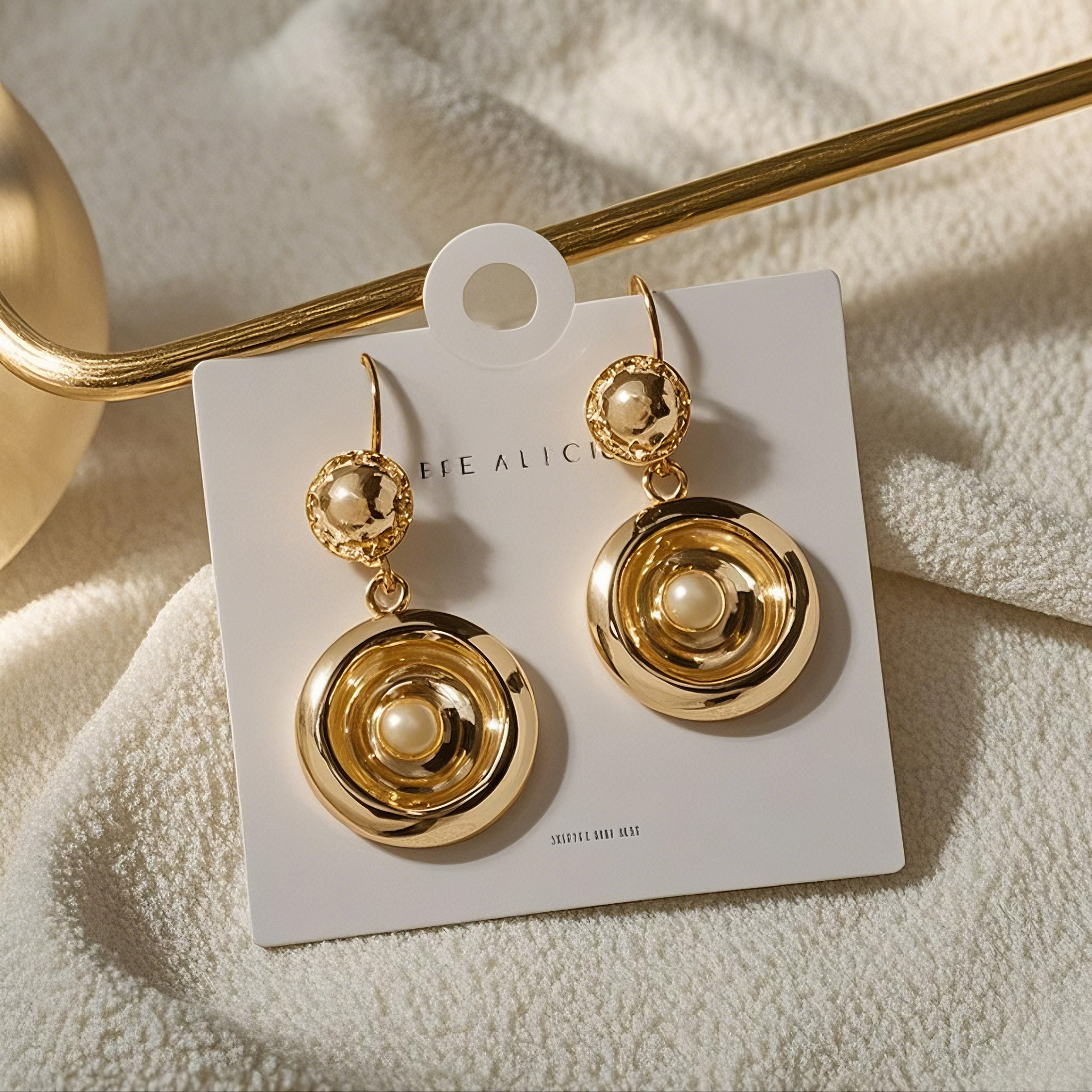 Earrings price tag display board